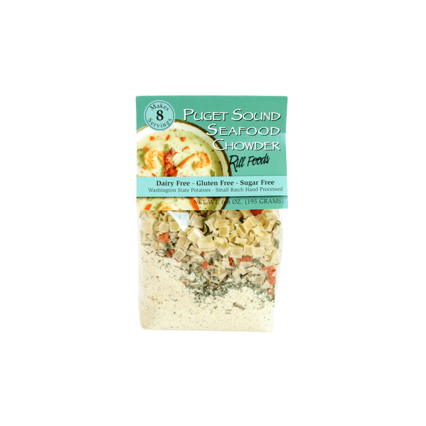 Rill Foods Puget Sound Seafood Chowder Soup Mix 813927000141 Gourmet Foods CDA Gourmet mixes Pantry and Seasoning 1