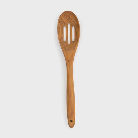 RSVP Olive Wood Slotted Spoon 053796405238 Kitchen Tools & Utensils CDA Gourmet Cooking Utensil Gadgets and Utensils 1