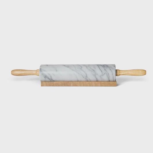 RSVP White Marble Rolling Pin 053796600022 Kitchen Tools & Utensils CDA Gourmet Gadgets and Utensils Marble 1