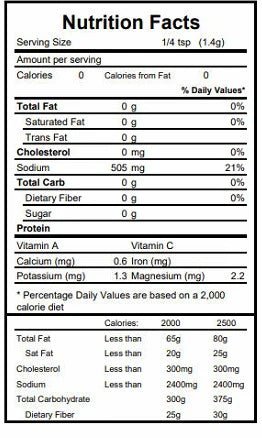 Salt Sisters Midnight Diamonds Kanani Hawaiian Sea Salt, fine (4oz) 819876013553 Spices CDA Gourmet Hawaiian Sea Salt Minerals 5