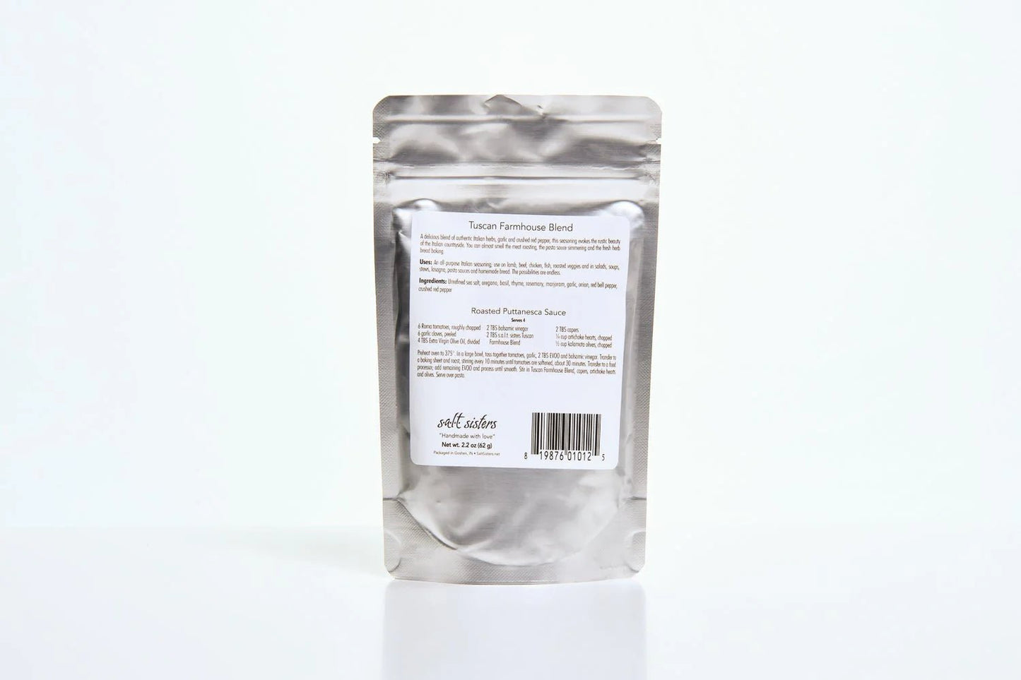Salt Sisters Tuscan Farmhouse Blend (2oz) 819876010125 Spices CDA Gourmet Salt Sisters Seasoning 3