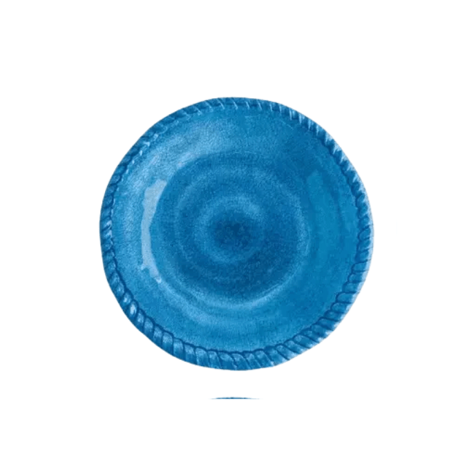 Supreme Housewares Rope Plate Blue - 6 Inch 740731308630 Melamine Tableware CDA Gourmet Blue Plate 1