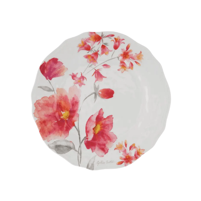 Supreme Housewares Tiger Lily Melamine Plate - 8.75 Inch 740731307688 Melamine Tableware CDA Gourmet Lily Melamine 1