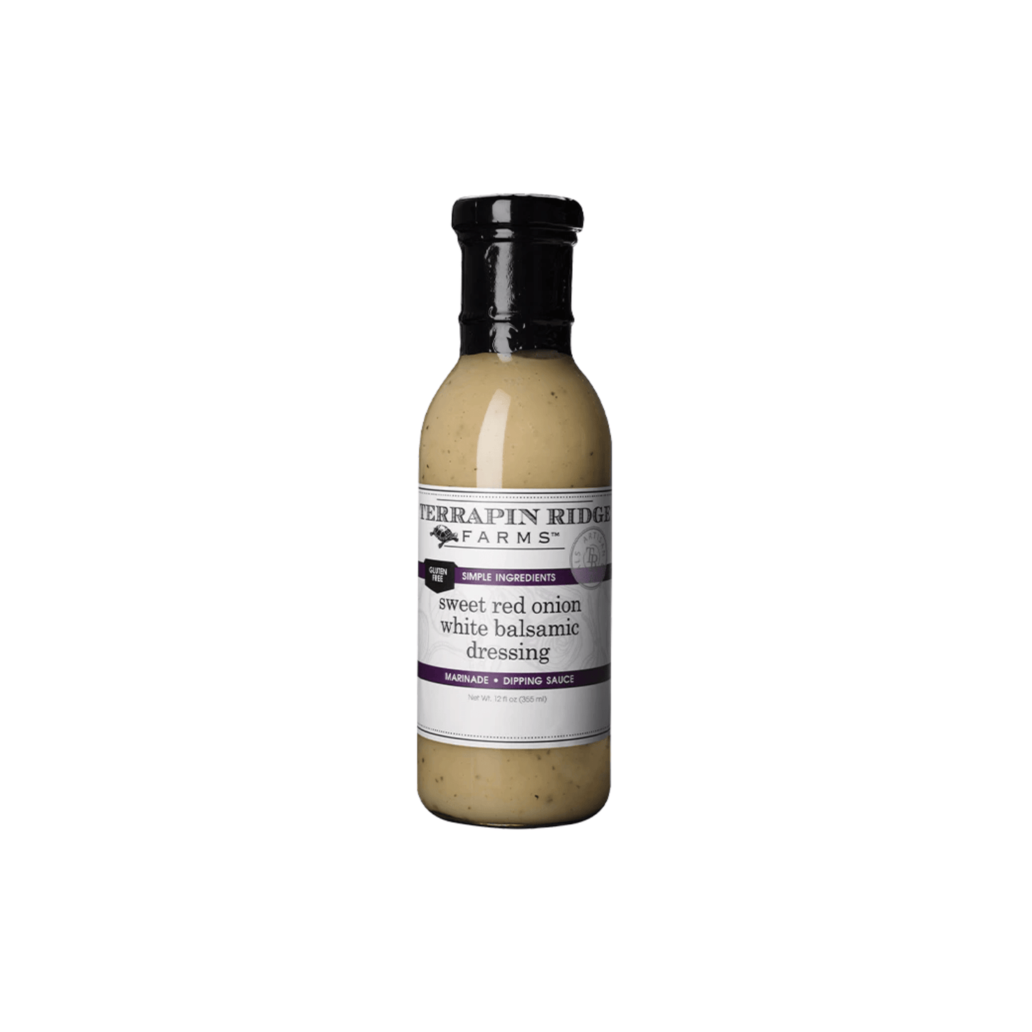 Terrapin Ridge Sweet Red Onion White Balsamic Dressing 619360090608 Gourmet Foods CDA Gourmet and Dips Carmie's Kitchen 1