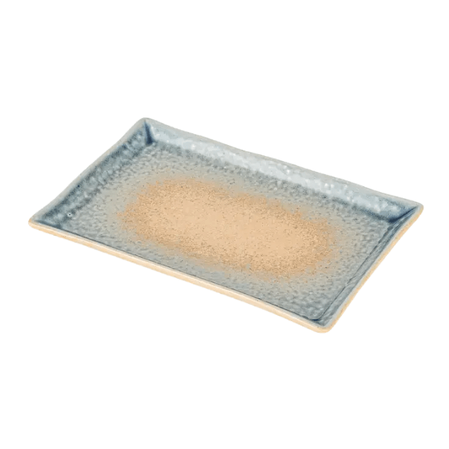 Urban Tokyo Ao Nagashi Rectangle Plate - 7.75 Inch 840407608634 Asian CDA Gourmet Ao Nagashi Plate 1