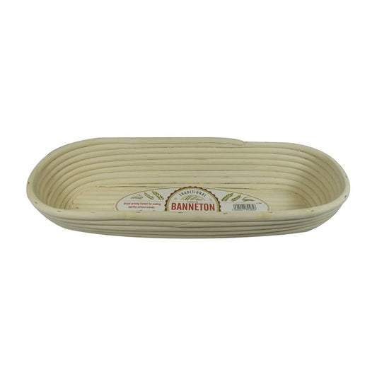 Eddingtons Banneton Large Oval (40x16x7.5) 5060021845856 Baking Accessories CDA Gourmet Baking Bread 1