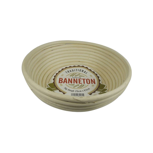 Eddingtons Banneton Large Round (25x8.5) 5060021845825 Baking Accessories CDA Gourmet Baking Bread 1