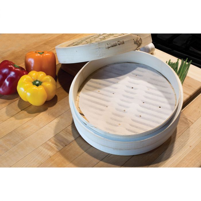 Helen's Asian Kitchen Bamboo Steamer 10" with Lid 781723970091 Kitchen Tools CDA Gourmet asian 4