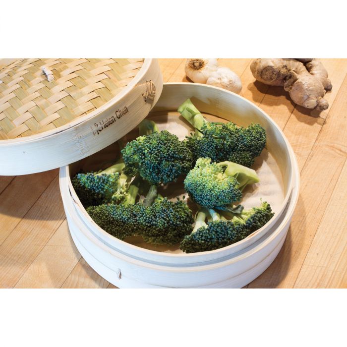 Helen's Asian Kitchen Bamboo Steamer 10" with Lid 781723970091 Kitchen Tools CDA Gourmet asian 5