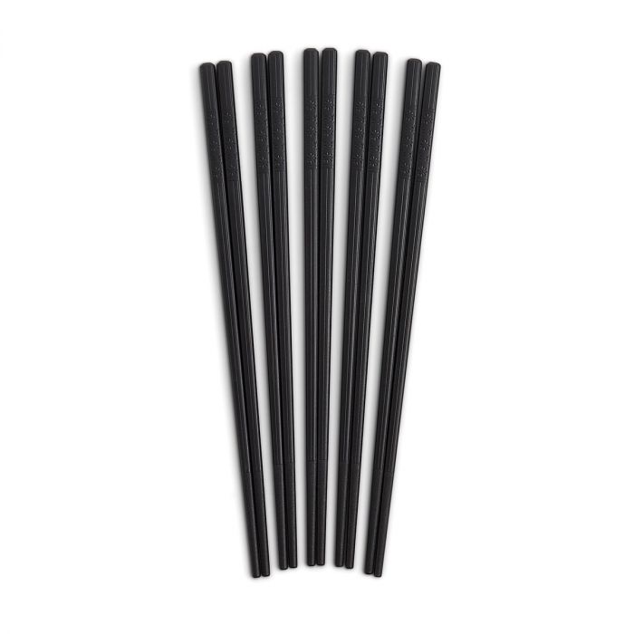 Helen's Asian Kitchen Black Fiberglass Chopsticks 5 Pairs 781723971487 Kitchen Tools CDA Gourmet asian 1