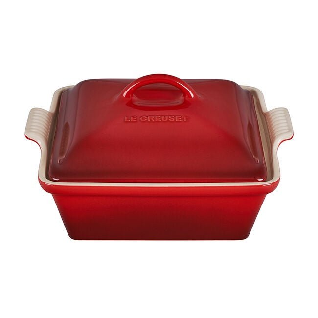 Le Creuset Heritage Square Casserole Covered 630870196116 Bakeware CDA Gourmet bakeware Le Creuset 1