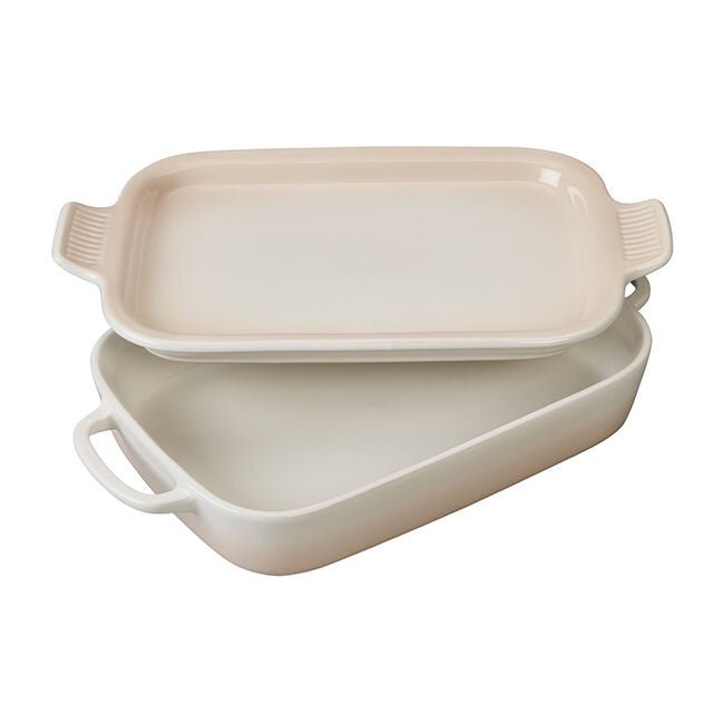 Le Creuset Rectangular Dish with Platter 630870259057 Bakeware CDA Gourmet bakeware Le Creuset 1