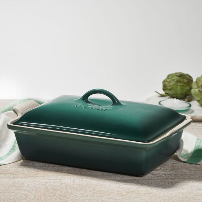 Le Creuset Heritage Rectangular Casserole Covered 630870283328 Bakeware CDA Gourmet bakeware Le Creuset 2
