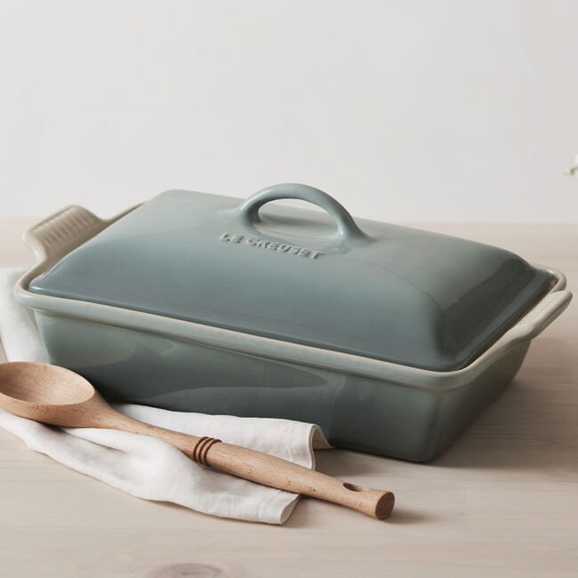 Le Creuset Heritage Rectangular Casserole Covered 630870283328 Bakeware CDA Gourmet bakeware Le Creuset 6