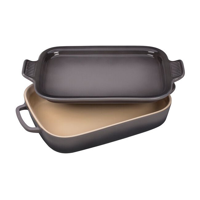 Le Creuset Rectangular Dish with Platter 630870198561 Bakeware CDA Gourmet bakeware Le Creuset 5