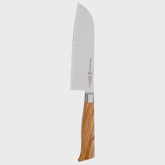 Messermeister Oliva Elite 7 Inch Kullenschliff Santuko Knife 098872661078 Cutlery CDA Gourmet Elite knife 1