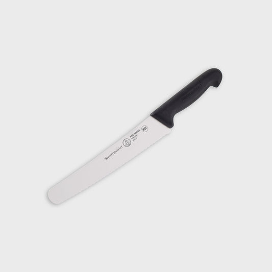 Messermeister Pro Series Scalloped Baker's Knife - 10 Inch 098872503316 Cutlery CDA Gourmet Baker knife 1