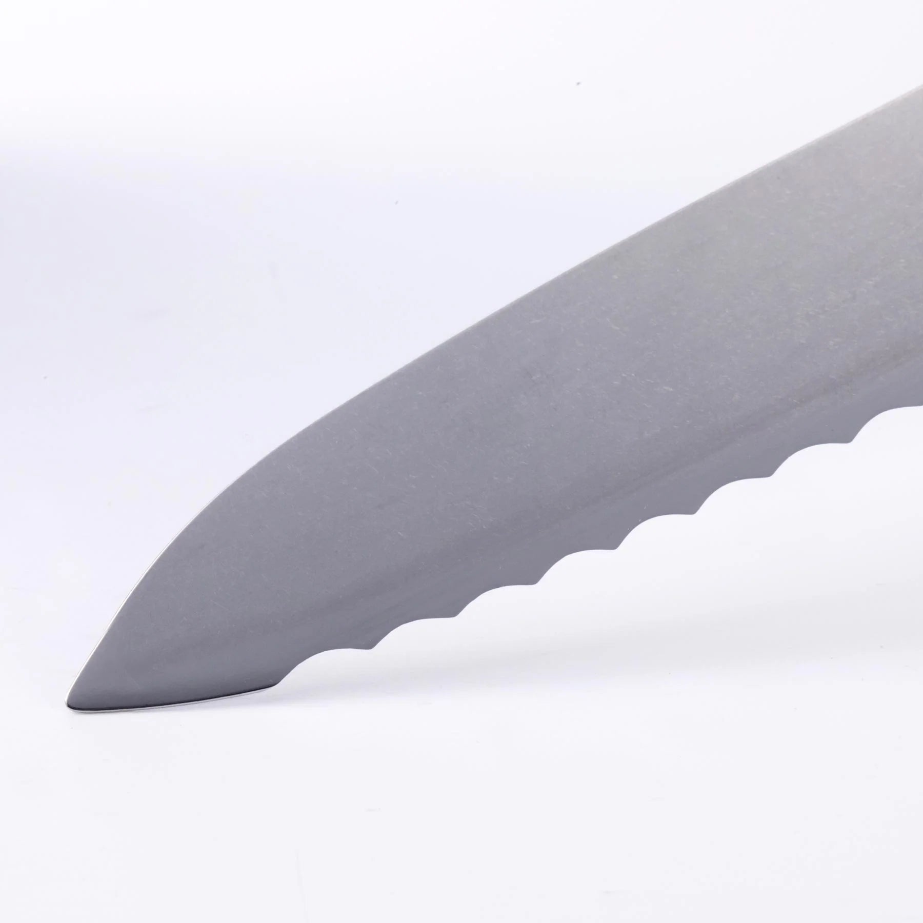 Messermeister Custom 8 Inch Scalloped Offset Knife 098872864486 Cutlery CDA Gourmet custom knife 2