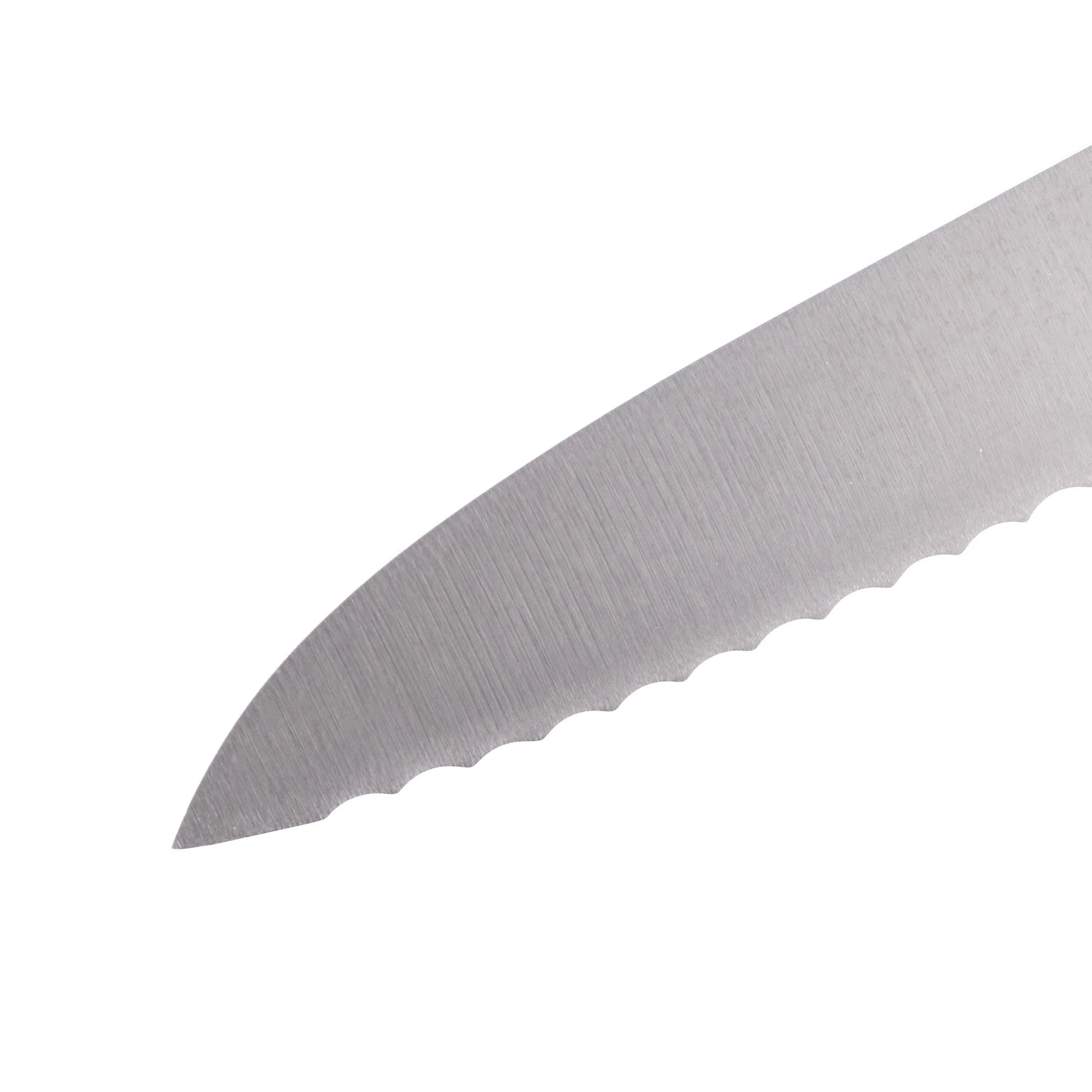 Messermeister Pro Series Offset Scalloped Slicer - 8 Inch 098872504481 Cutlery CDA Gourmet knife messermeister 4