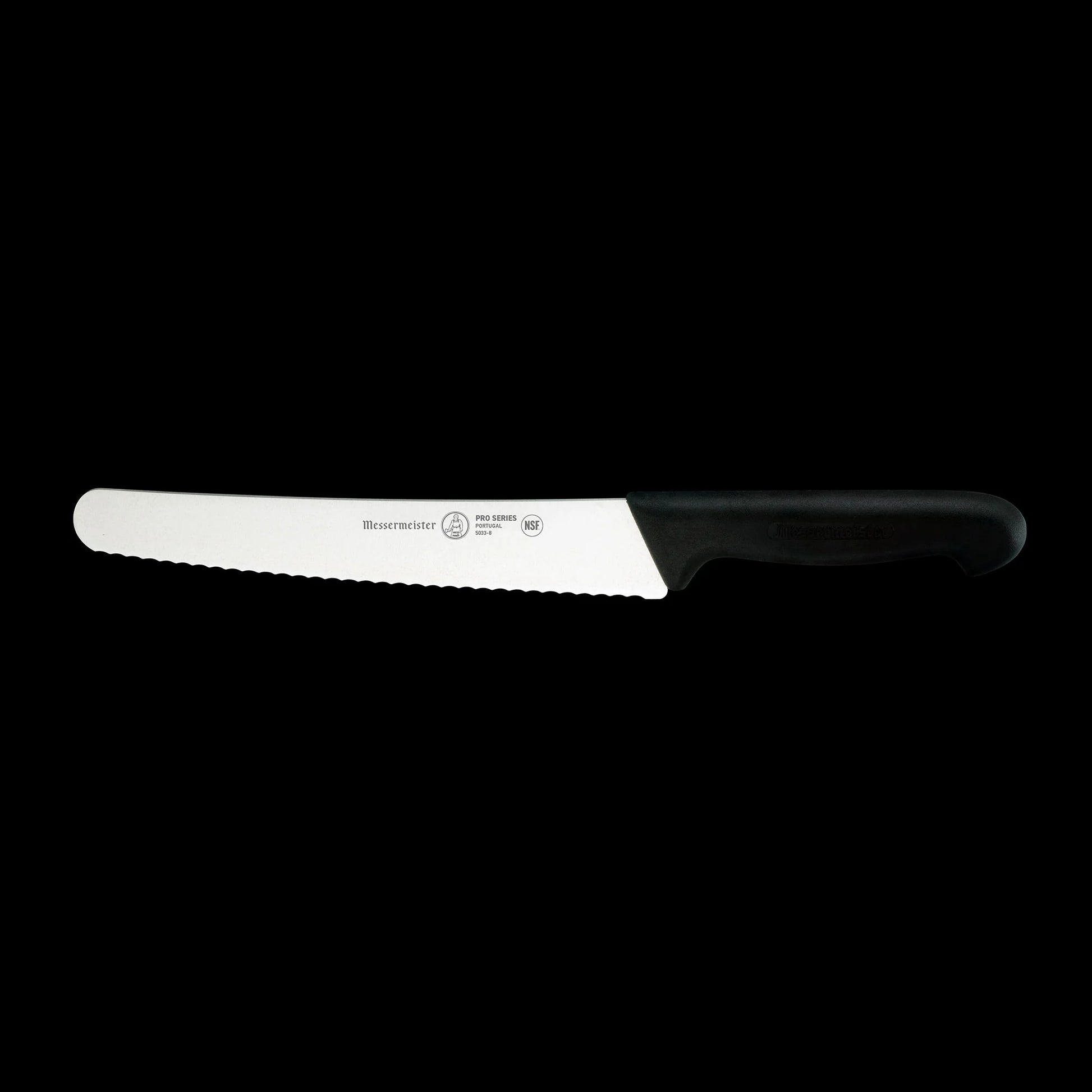 Messermeister Pro Series Scalloped Baker's Knife - 10 Inch 098872503316 Cutlery CDA Gourmet Baker knife 6