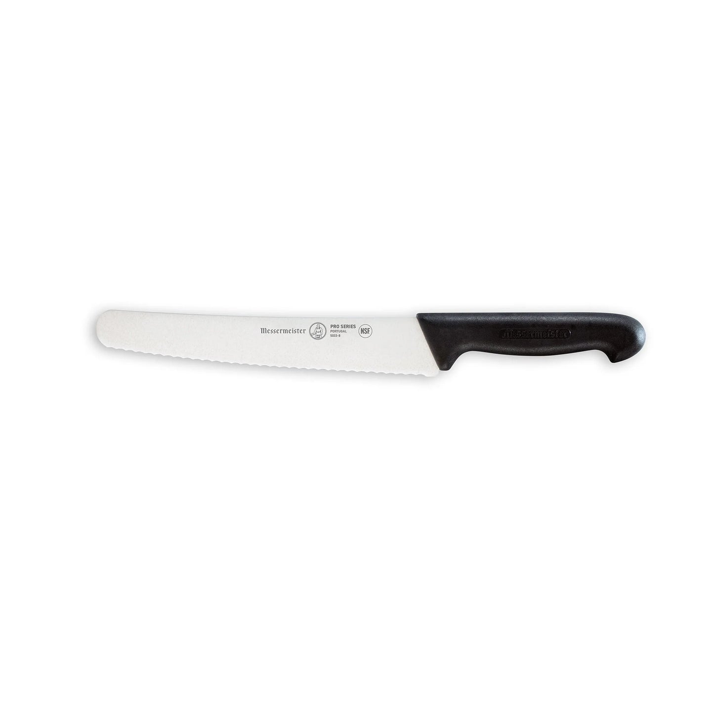 Messermeister Pro Series Scalloped Baker's Knife - 10 Inch 098872503316 Cutlery CDA Gourmet Baker knife 5