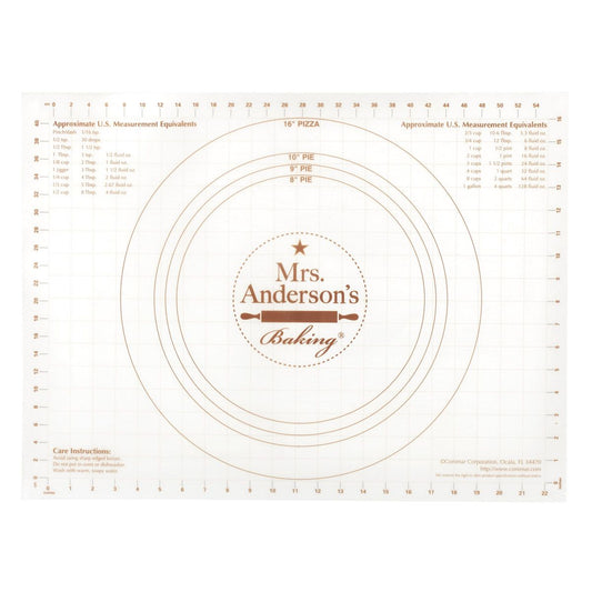 Mrs. Anderson’s Baking Flexible Pastry Mat (18x24) 781723316004 Baking Accessories CDA Gourmet Baking Bread 1