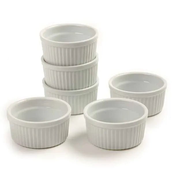 Norpro Ramekin 4oz White 028901202613 Bakeware CDA Gourmet bakeware 4