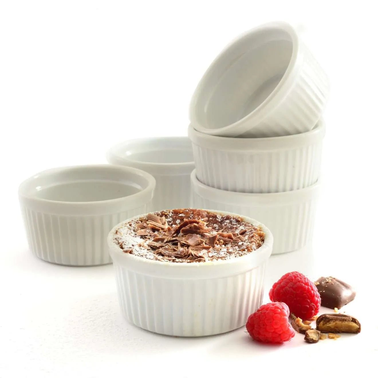 Norpro Ramekin 4oz White 028901202613 Bakeware CDA Gourmet bakeware 5