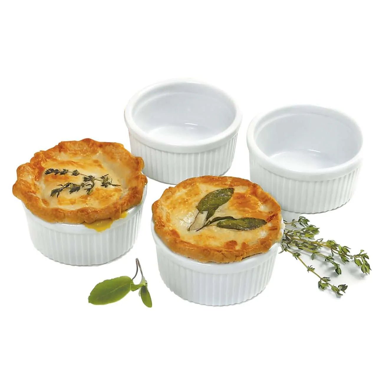 Norpro Ramekin 8oz White 028901002602 Bakeware CDA Gourmet bakeware 5