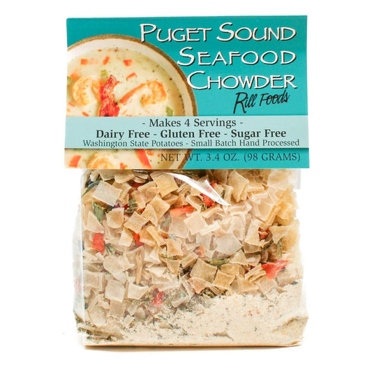 Rill Foods Puget Sound Seafood Chowder - Family Size 813927000141 Gourmet Foods CDA Gourmet soup 1