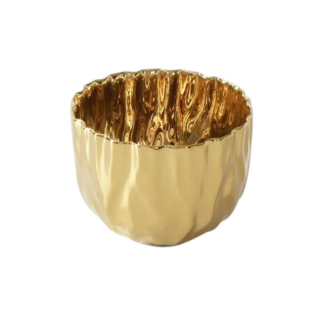 Mascali D' Oro Gold Snack Bowl