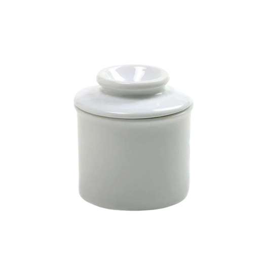 White Porcelain Butter Keeper