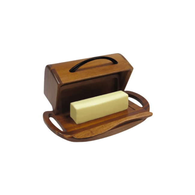 Butterie Wood Butterie Butter Dish 850067900139 Butter CDA Gourmet Butter Butterie 2