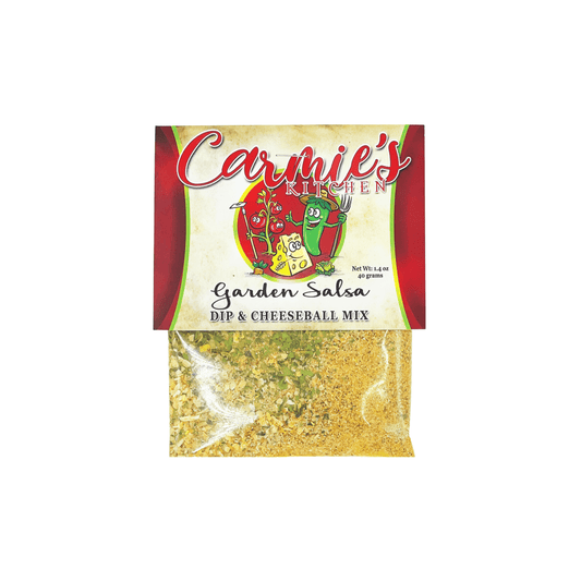 Carmies Kitchen Garden Salsa Dip Mix 729726100497 Gourmet Foods CDA Gourmet champagne Garlic 1