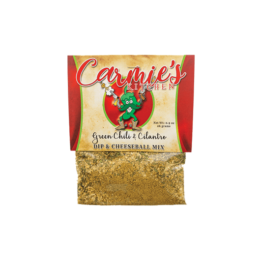 Carmie's Kitchen Green Chile and Cilantro Dip Mix 729726100022 Gourmet Foods CDA Gourmet Cilantro Dressing 1