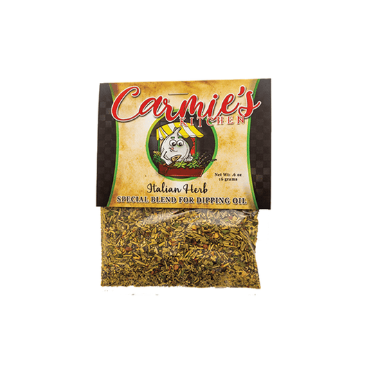 Carmie's Kitchen Italian Herb Bread Dipping Oil Mix 729726430037 Gourmet Foods CDA Gourmet Hot Wasabi Pantry and Seasoning 1