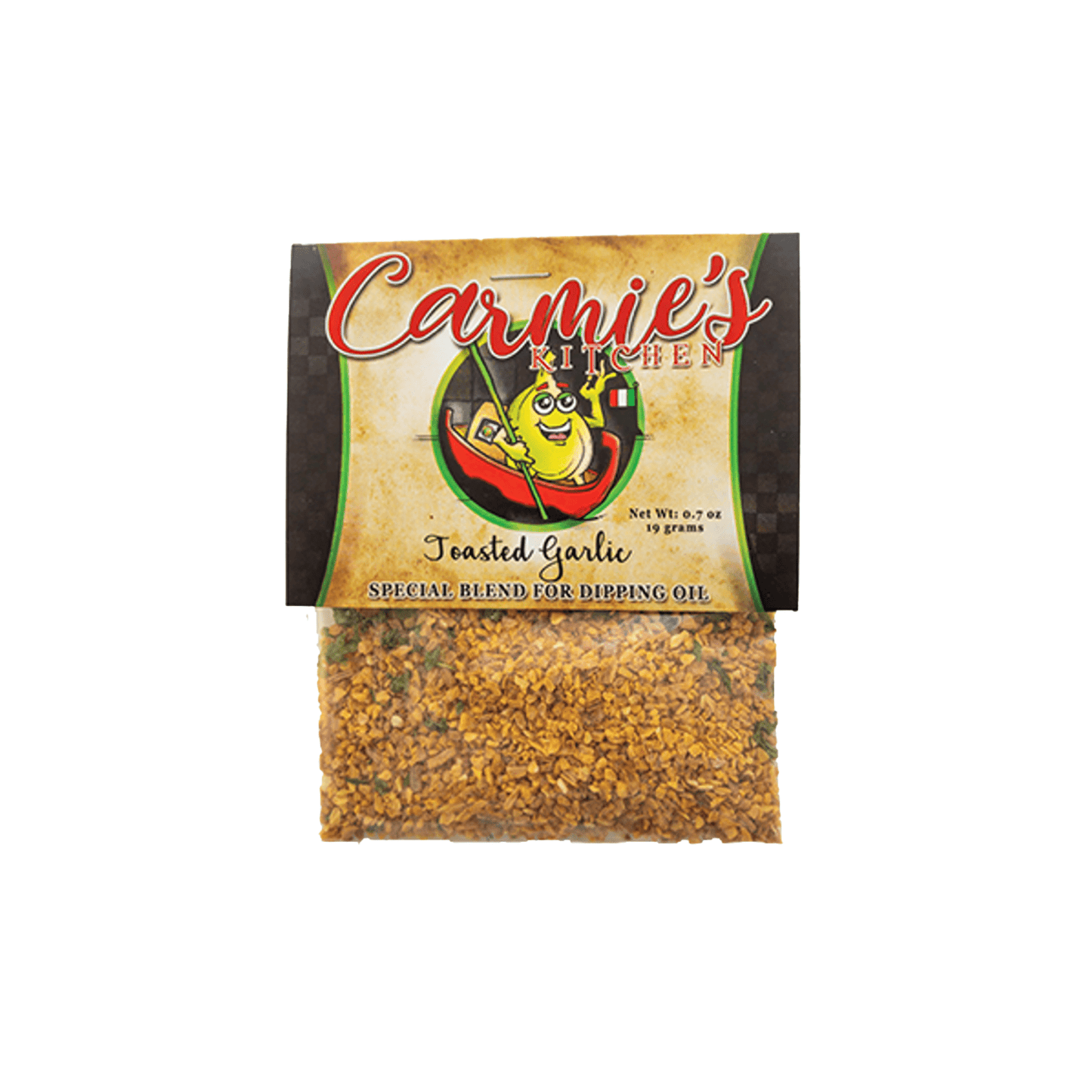 Carmie's Kitchen Toasted Garlic Bread Dipping Oil Mix 729726430013 Gourmet Foods CDA Gourmet and Dips Carmie's Kitchen 1