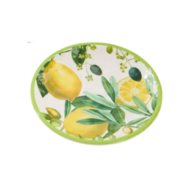 Certified International Lemonade Canape Plate - 6 Inch 730384291663 Ceramic Tableware CDA Gourmet Canape Certified International 1