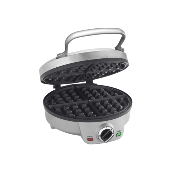 Cuisinart Belgian Waffle Maker - Round - 4 Slice 086279244833 Electrics CDA Gourmet Belgian Cuisinart 1