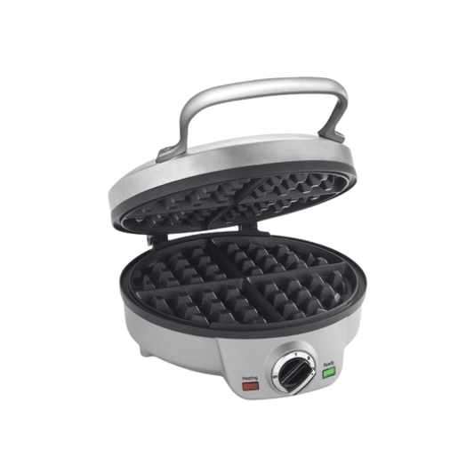 Cuisinart Belgian Waffle Maker - Round - 4 Slice 086279244833 Electrics CDA Gourmet Belgian Cuisinart 1