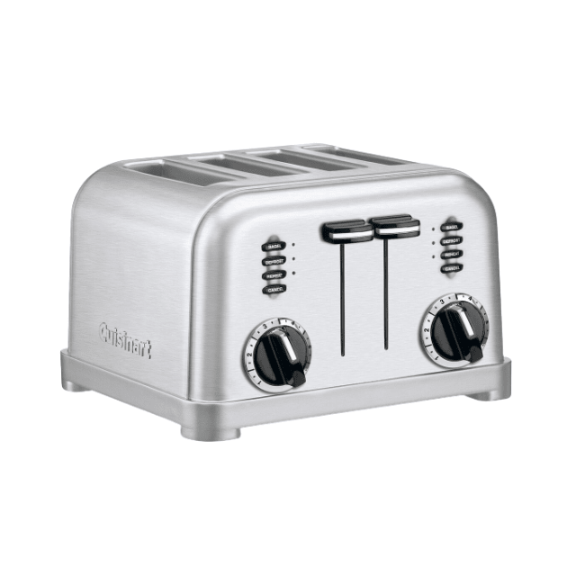 Cuisinart Metal Classic Toaster - 4 Slice 086279175472 Electrics CDA Gourmet Classic Cuisinart 1