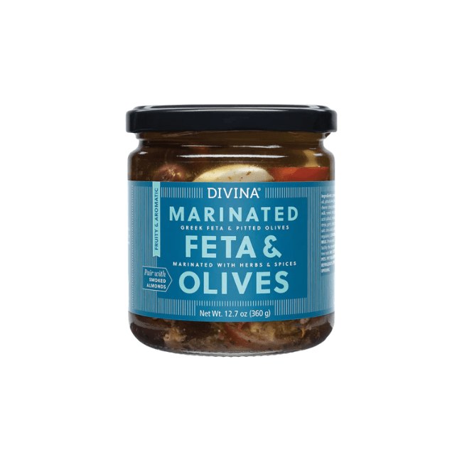 Divina Marinated Feta & Olives 631723202152 Gourmet Foods CDA Gourmet Divina Feta 1