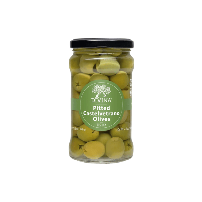 Divina Pitted Castelvetrano Olives 631723201049 Gourmet Foods CDA Gourmet Castelvetrano Divina 1