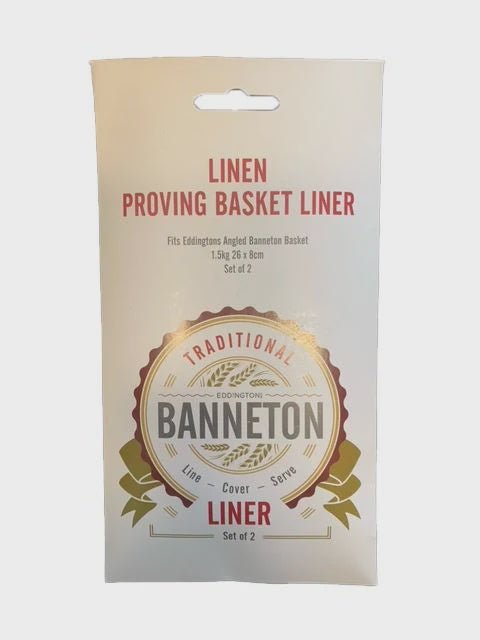 Eddingtons Banneton Linen Liner Set of 2 Small Round (20x8) 5055922008448 Bread CDA Gourmet Banneton Eddingtons 1