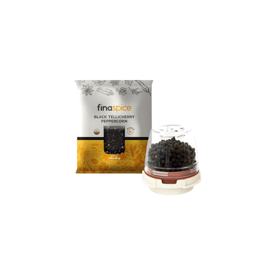 Finamill FinaSpice Black Tellicherry Peppercorn 722152690044 Spices CDA Gourmet Blend Dried 1