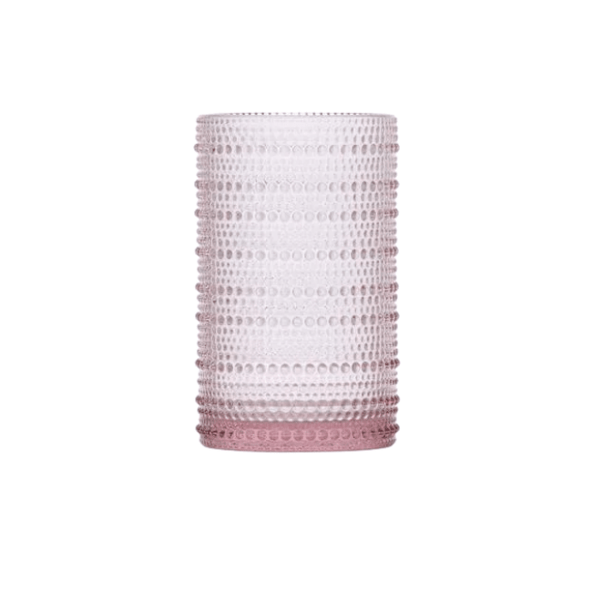 Fortessa Jupiter Pink Glass 13oz 646292273823 glassware CDA Gourmet Fortessa glass 1