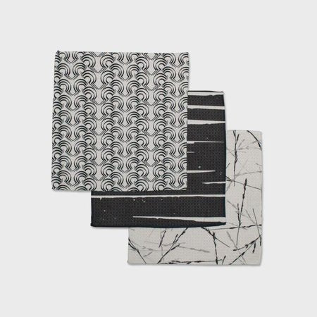 Geometry "Night Reeds" Dishcloth Set 10202 Towels CDA Gourmet Dishcloth Geometry 1