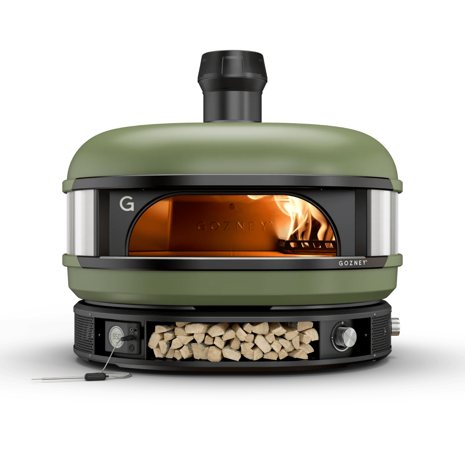 Gozney Dome Pizza Oven - Olive Green 5056591600384 PIZZA CDA Gourmet Dual Fuel Gozney 1