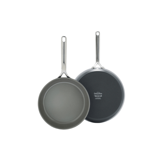 Greenpan GP5 Ceramic Nonstick - Slate - 2 Piece Set - 9.5 and 11 Inch 885837038002 Cookware CDA Gourmet Ceramic Cookware 1
