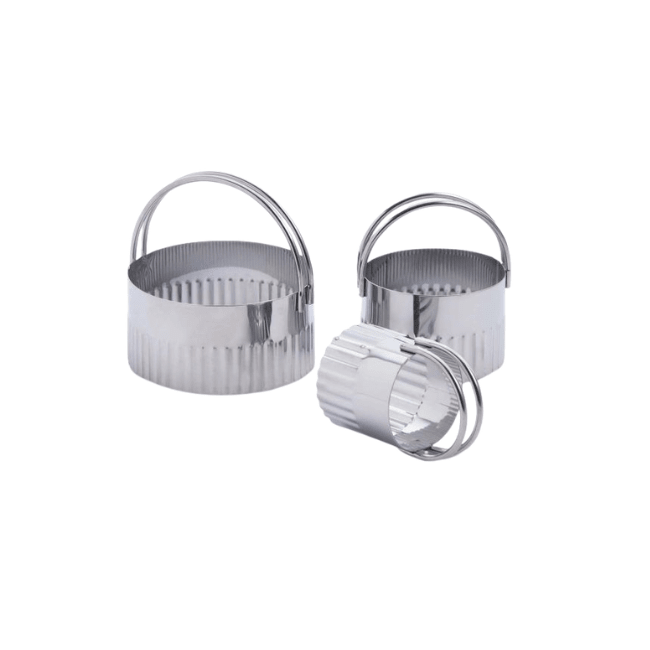 Harold Import Crinkle Cookie Cutter - Set of 3 781723421364 Kitchen Tools & Utensils CDA Gourmet cookie Crinkle 1